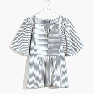 Madewell Courtyard Flutter Sleeve Top